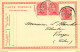 DDW706 - Entier Postal Petit Albert GILLY1921 - Timbres PERFORES H.U. - Repiquage Verso Houillières Unies De CHARLEROI - 1909-34