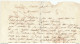 DDW609 - Lettre Précurseur PERUWELZ 1845 Vers HORNU - Boite Rurale D De BASECLES - Poste Rurale