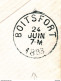 DDW604 - Enveloppe TP 30 ORMEIGNIES 1883 Vers BOITSFORT - Boite Rurale V Du Chateau Du Comte D' Ursel - Poste Rurale