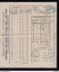 DDZ 560 - TELEPHONE OSTENDE - Document De Facturation Des Communications - Cachet Télég. Bil. OOSTENDE (C) 1919 - Timbres Téléphones [TE]