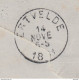 DDY 309 - Enveloppe-Lettre Type TP 46 DIEST 1891 Vers De Cooman , Onderpastoor Te ERTVELDE - Enveloppes-lettres