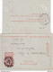 DDY 310 - Carte-Lettre Fine Barbe NAMUR Station 1898 Vers Melle Piers De Raveschoot à COUCKELAERE - COBA 30 Euros - Cartas-Letras