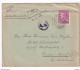 DDY 620 - Travailleur Civil Belge - Enveloppe + Texte Complet 4p. TP Poortman LIER 1944 Vers Hotel Christophel à TRIER - Oorlog 40-45 (Brieven En Documenten)