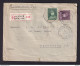 DDY 887 - Enveloppe Recommandée TP Képis BERCHEM Antwerpen 1932 Vers VANCOUVER Canada - Belle Destination - 1931-1934 Quepis