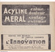 DDY 257 --  Télégramme Publicitaire NAMUR TT 1935 - Médicaments Acyline Et Meral (Pharmacie) Et Magasins Innovation - Telegraph [TG]