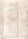 DDX 895 -  Document Fiscal Sur Parchemin - 4 Pages (3 De Texte) - Empreinte MALINES Quatre Sols 1728 - Documentos