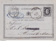 DDX 298 -- 2 X Entier Postal Belge 1875 Et Pays-Bas 1876 - Cachets De Passage HOLLANDE NORD 1 ( Ambulant) Différents - Grenzübergangsstellen