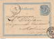 DDX 298 -- 2 X Entier Postal Belge 1875 Et Pays-Bas 1876 - Cachets De Passage HOLLANDE NORD 1 ( Ambulant) Différents - Grenzübergangsstellen