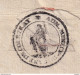 DDDD 638 - Lettre Précurseur TTB Illustration COURTRAY An 7 à BRUGES - Verso Cachet Admin. Municipale - Service Pressé!! - 1794-1814 (Période Française)
