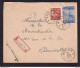 DDBB 782 - Enveloppe Recommandée TP Exportation MARCHIN 1 En 1948 Vers Bruxelles - Expéd. Masson - 1948 Export