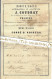 1850  LETTRE DE VOITURE ROULAGE TRANSPORT  J.Coudray Falaise & Condé  S/ Noireau => Revers à Montlieu Charente V.SCANS - 1800 – 1899