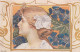 CPA Art Nouveau Art Nouille Femme Lady Glamour Girl Illustrateur BERAUD - Beraud