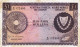 Cyprus 1 POUND 1966 VF P-43a "free Shipping Via Registered Air Mail" - Cyprus