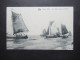 AK 1913 Belgien Heyst S/Mer Le Depart Pour La Peche / Kleine Segelschiffe / Fischerboote - Pêche