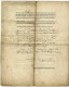 Delcampe - 1847 CONTRAT Sign. ROULAGE ACCELERE TRANSPORT VOITURE A CHEVAUX De Montélimar  4 PAGES ETAT CORRECT REPARATION SCOTCH - 1800 – 1899