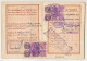 FRANCE - Passeport Délivré Par Le Consulat D'ALEXANDRIE (Egypte) - 1952/1956 - Fiscaux Type Daussy / Affaires étrangères - Brieven En Documenten