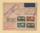 Syrie - Premier Vol Aero Postal Damas Marseille Via Tunis - 24-12-1938 - Recommande Par Avion - Cartas & Documentos