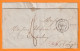 1836 - Enveloppe Pliée De Paris Vers CHARLEROY Charleroi, Belgique - Taxe 8 - LFR3 - Cad Arrivée - 1801-1848: Précurseurs XIX