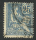 Error France 1902  -  The Letter ,, P " Extends Down - Gebruikt