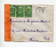 !!! SOUDAN, LETTRE DE MACINA DE 1939 POUR ROUBAIX, AVEC CENSURES - Cartas & Documentos