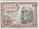 ESPAÑA. 2 BILLETES CORRELATIVOS DE 1 PESETA 1953. Marqués De Santa Cruz, Serie V. Pick 144. SC. (004) - 1-2 Peseten