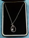 VINTAGE REGAL GEMS MAN MADE DIAMONDS NECKLACE & PENDANT 2,25 CARATS FINEST QUALITY - Collane/Catenine