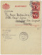 SUÈDE / SWEDEN - 1913 - Letter-Card Mi.K10 10ö Red (d.912) Uprated Facit 82 Used From HELSINGBORG To SWITZERLAND - Postwaardestukken