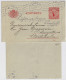 SUÈDE / SWEDEN - 1915 - Letter-Card Mi.K13 10ö Red (d.914) Used LUND To Stockholm - Interi Postali