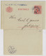 SUÈDE / SWEDEN - 1916 - Letter-Card Mi.K13 10ö Red (d.1115) Used FORSERUM To JÖNKÖPING - Ganzsachen