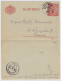 SUÈDE / SWEDEN - 1917 - Letter-Card Mi.K13 10ö Red (d.317) Used DJUPVIK To LUND - Ganzsachen