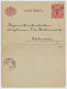 SUÈDE / SWEDEN - 1917 - Letter-Card Mi.K13 10ö Red (d.1016) Used BORÅS To UDDEVALLA - Very Fine - Ganzsachen