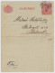 SUÈDE / SWEDEN - 1917 - Letter-Card Mi.K13 10ö Red (d.1116) Used HOLMBY To MALMÖ  - Entiers Postaux