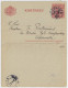 SUÈDE / SWEDEN - 1918 - Letter-Card Mi.K13 10ö Red (d.717) Used KÅREHOGEN To UDDEVALLA - Enteros Postales