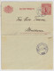 SUÈDE / SWEDEN - 1918 - Letter-Card Mi.K14 12ö Red (d.818) Used ÄNGELSBERG To SKULSTUNA - Postwaardestukken