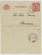SUÈDE / SWEDEN - 1918 - Letter-Card Mi.K14 12ö Red (d.818) Used ÄNGELSBERG To SKULSTUNA - Ganzsachen
