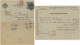 SUÈDE / SWEDEN - 1919 - Letter-Card Mi.K12 7ö Grey-green (d.618) +Facit 73 (defect) Used In STOCKHOLM - Re-printed - Postal Stationery