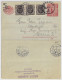 SUÈDE / SWEDEN - 1919 - Letter-Card Mi.K14 12ö Red (d.219) Uprated 3xFacit 71 Used  BOLLNAS To STOCKHOLM - Postal Stationery