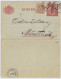 SUÈDE / SWEDEN - 1919 - Letter-Card Mi.K14 12ö Red (d.219) Uprated Facit 73 Used  LAHOLM To MÖNSTERÅS - Postwaardestukken