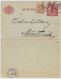 SUÈDE / SWEDEN - 1919 - Letter-Card Mi.K14 12ö Red (d.219) Uprated Facit 73 Used  LAHOLM To MÖNSTERÅS - Postal Stationery