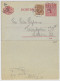 SUÈDE / SWEDEN - 1919 - Letter-Card Mi.K14 12ö Red (d.1018) +Facit 73 Used PLK225C - From HERRLJUNGA To Stockholm - Postal Stationery
