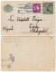 SUÈDE / SWEDEN - 1920 - Letter-Card Mi.K12 7ö Grey-green (d.618) Uprated Facit 81 Used From STOCKHOLM To STRÄNGNÄS - Postwaardestukken