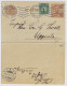 SUÈDE / SWEDEN - 1920 - Letter-Card Mi.K15b 15ö (d.1219) Uprated Facit 79 Used STOCKHOLM To UPPSALA - Ganzsachen