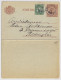 SUÈDE / SWEDEN - 1920 - Letter-Card Mi.K18 15ö (No Date) Uprated Facit 79 Used GUNNARSTORP To STOCKHOLM - Ganzsachen