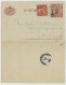 SUÈDE / SWEDEN - 1921 - Letter-Card Mi.K15a 15ö (d.519) Uprated Facit 141 Used "FLODA STATION" To STOCKSUND - Interi Postali