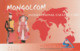 Mongolia - Mongolcom - Man And Woman - Mongolia