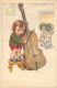 Illustrateur Castelli - Enfants Violon Danse      N 102 - Castelli