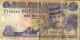 BRUNEI $1 PURPLE  SULTAN MAN HEAD FRONT LANDSCAPE BACK 1989 P.13a F READ DESCRIPTION !!! - Brunei