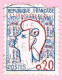 France, N° 1282 Obl. - Type Marianne De Cocteau - 1961 Marianne Of Cocteau