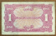 USA MPC One Dollar Military Payment Series 641 VF Banknote Note 1964 Using In Vietnam Viet Nam - Plate # 17 / 2 Photos - 1965-1968 - Serie 641