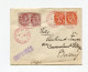 !!! TYPES BLANC SUR LETTRE DE 1915 POUR BUSSANG CACHET TRESOR ET POSTES 85, TARIF IMPRIME - 1900-29 Blanc